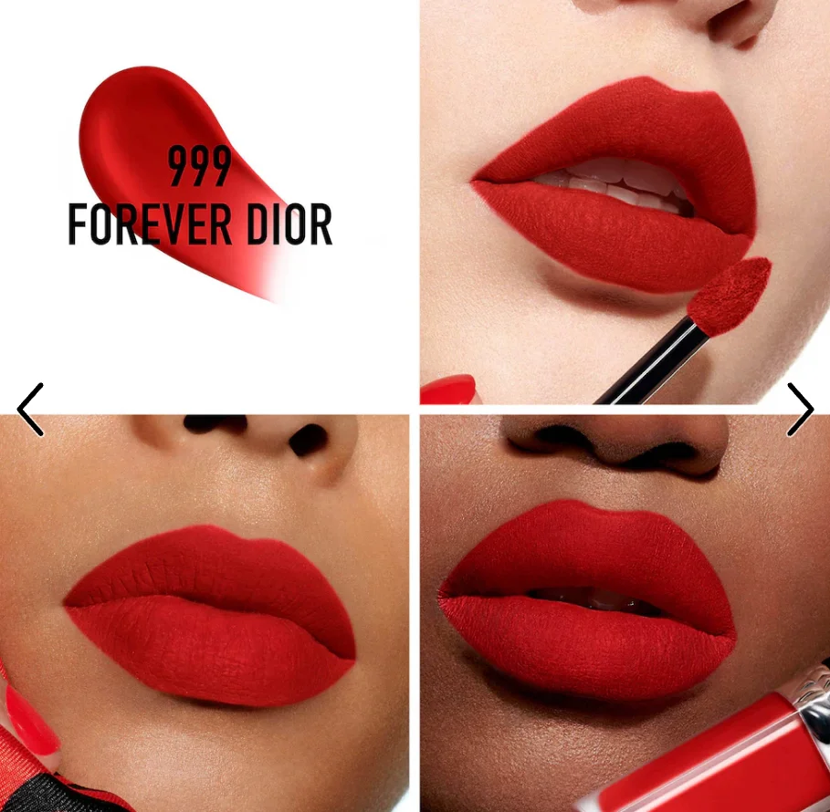 Dior Forever 999 Forever Dior red lipstick
